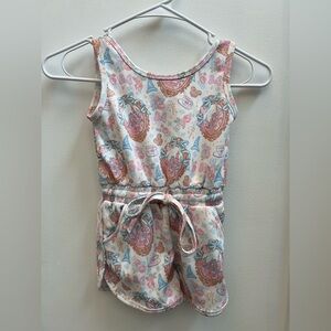 Shop The Magic Box Girls Sleeveless Romper Disney Print Size 5/6